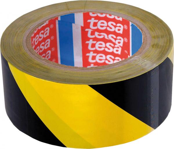 Páska lepiaca výstražná 60760, 50mmx33m, nosič PVC, žlto-čierna 96076