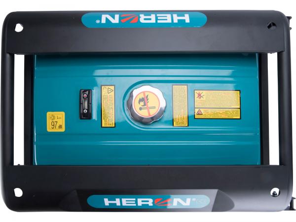 HERON benzínová elektrocentrála 220/380V 5,5kW s elektrickým štartom 8896420