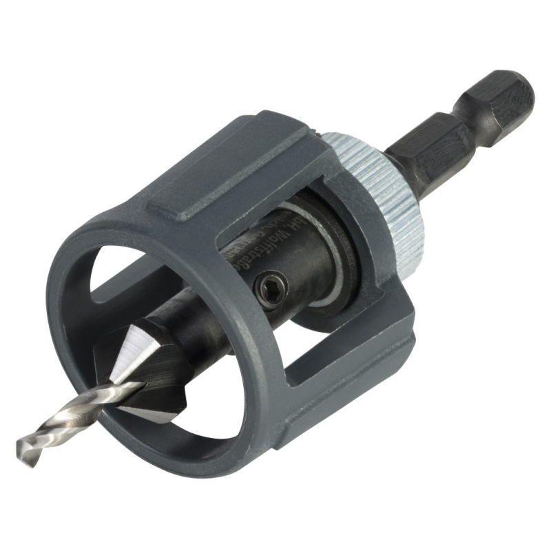 Wolfcraft Záhlbník s predvrtákom do dreva pre skrutky so zápustnou hlavou od ø 3,5 - 6mm, wolfcraft 1