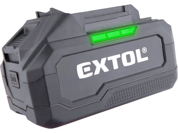 EXTOL CRAFT Akumulátor 20V/4Ah Li-ion, pre 40245X, indikátor stavu nabitia 2