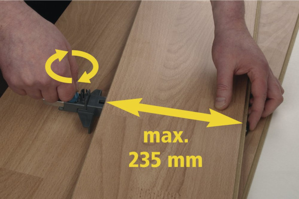 Wolfcraft Zalícovač vinylových,laminátových a drevených podláh, wolfcraft 6922000 4