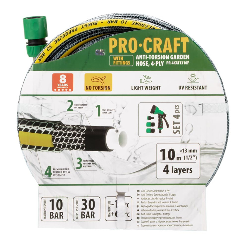 Záhradná hadica Procraft PR-4KAT1310F