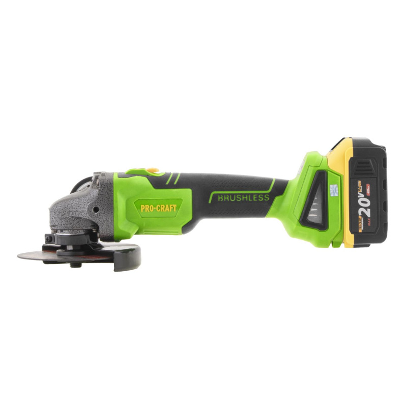 PROCRAFT Aku uhlová brúska 20V 125mmPWA216 10