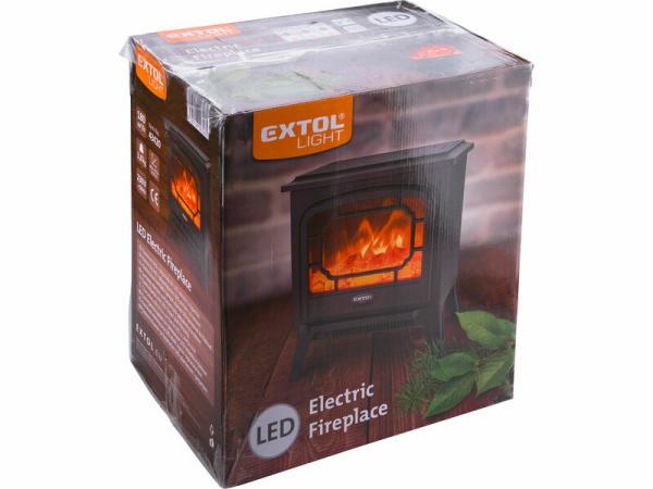 EXTOL LIGHT Krb sveteľný plameň s vyhrievaním 1,8kW 43420 3