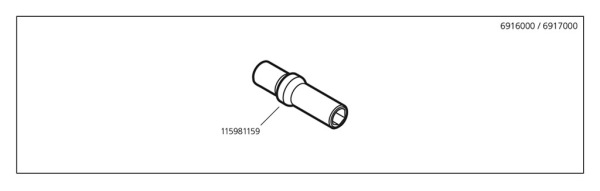 Wolfcraft Klin rozperný pre MASTER CUT 2200,2500,2600, ø 161 - 200mm, wolfcraft 6917000 1