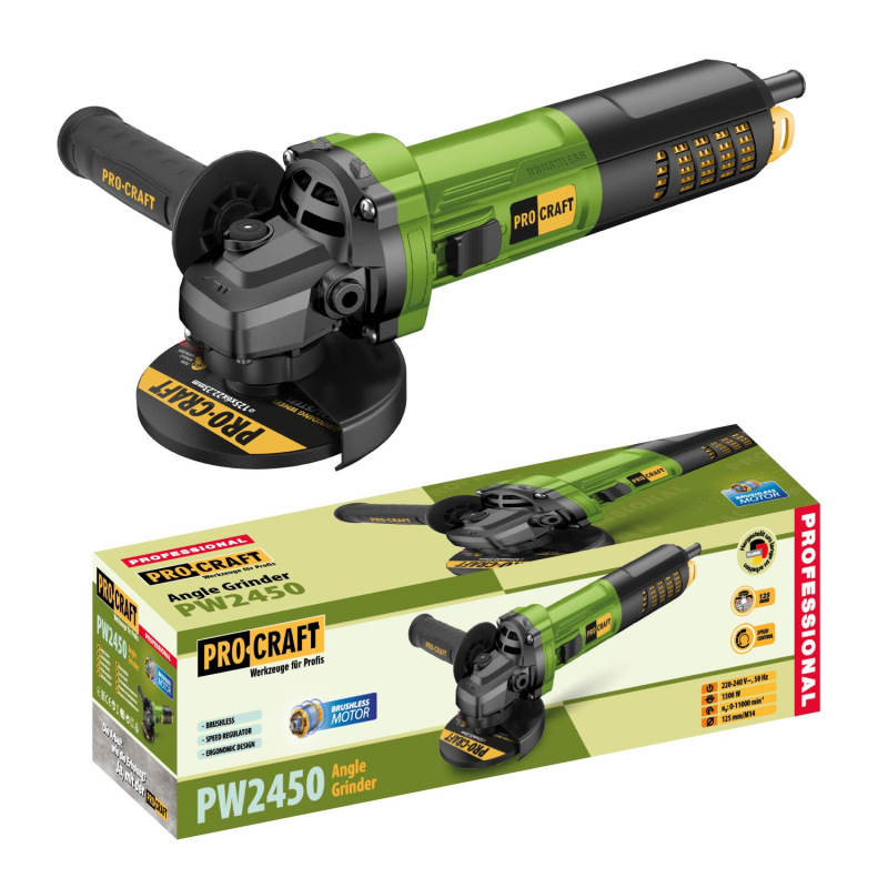 PROCRAFT Uhlová brúska 125mm 1300W PW2450