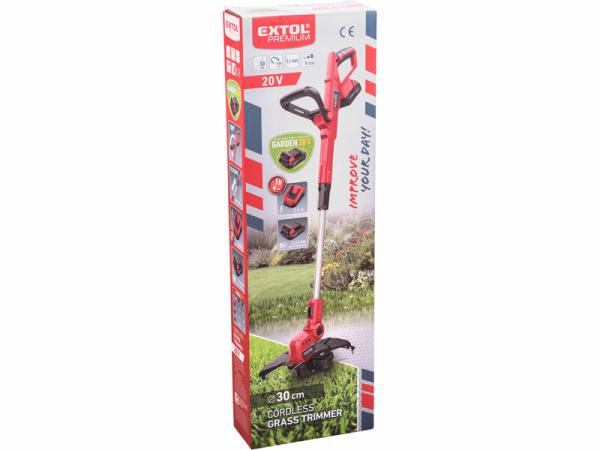 EXTOL PREMIUM Aku Kosačka strunová GARDEN 20V 30cm 8895712 7