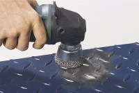 Wolfcraft Kotúč drôtený z nerezového drôtu hrncový, ø 70mm, M14, wolfcraft 2702000 2