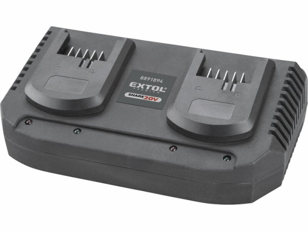 EXTOL INDUSTRIAL Fúrik na aku pohon 2-kolesový Share20V, 2x 6Ah, 100L, max. 260kg 8791940 4