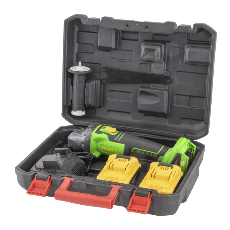 PROCRAFT Aku uhlová brúska 20V 125mmPWA216 1