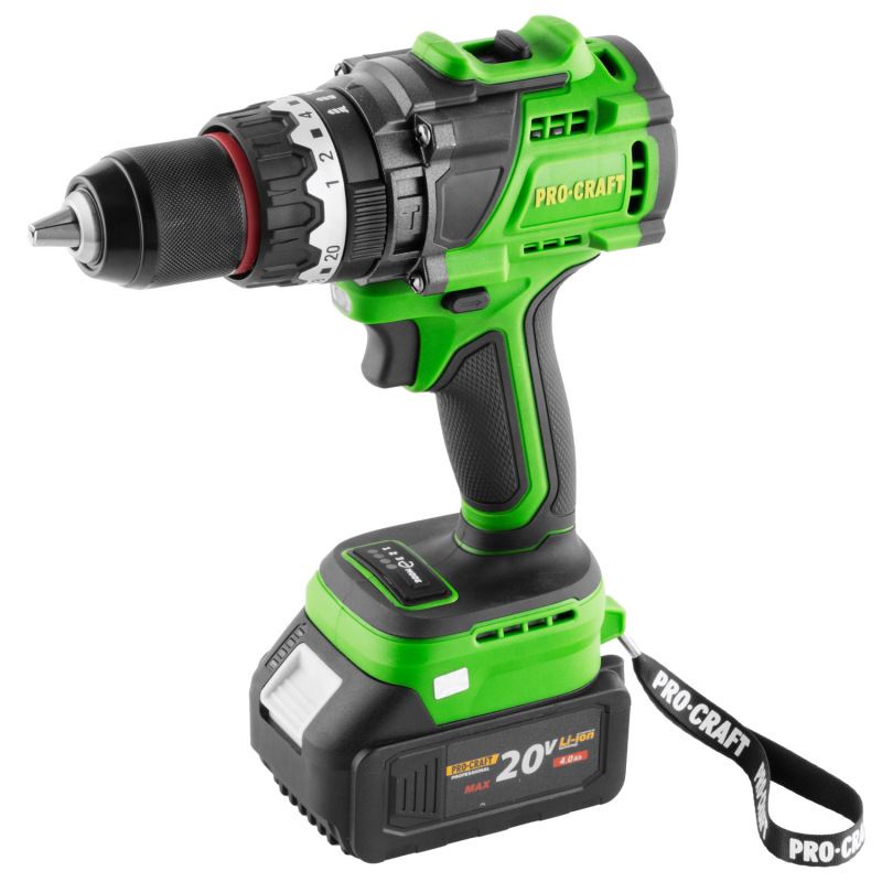 PROCRAFT Aku skrutkovač 20V PA18ProBL-1B-C 9