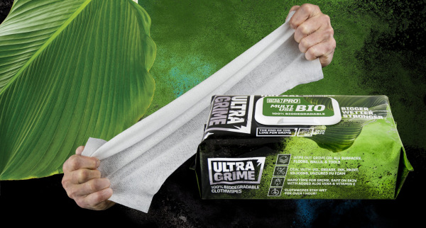 ULTRAGRIME® POWER Profi čistiace utierky BIO-MULTIUSE 100ks XXL, BOX 6 balení 59401 2