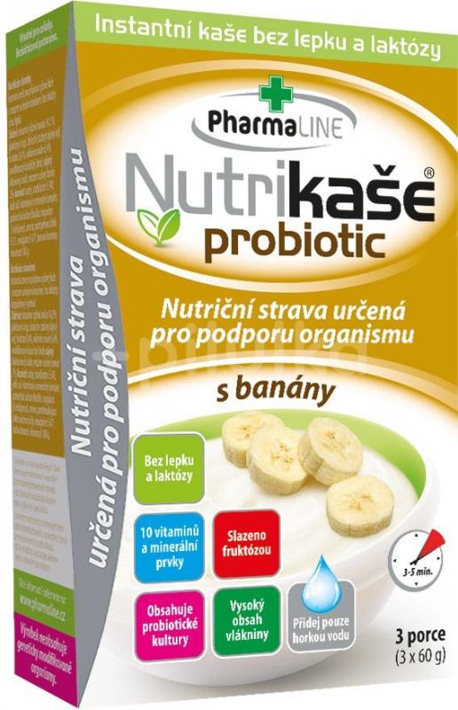 Nutrikaša probiotic 3x60g banán