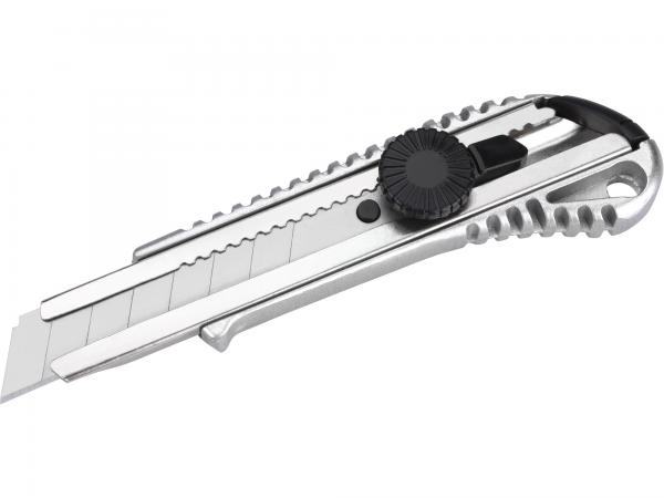 EXTOL CRAFT Nôž univerzálny olamovací, 18mm, kovový, aretačná skrutka, CK75 brit 955000