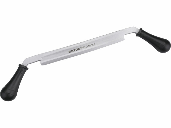 EXTOL PREMIUM 8812302 Nôž obojručný priamy, plastové rukoväte, dĺžka 480, čepeľ 250mm