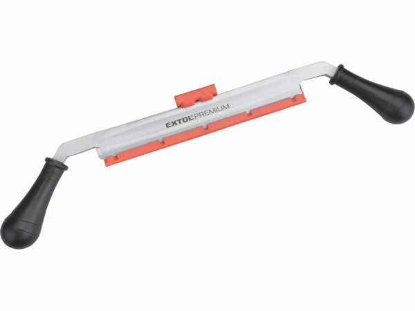 EXTOL PREMIUM 8812302 Nôž obojručný priamy, plastové rukoväte, dĺžka 480, čepeľ 250mm 1