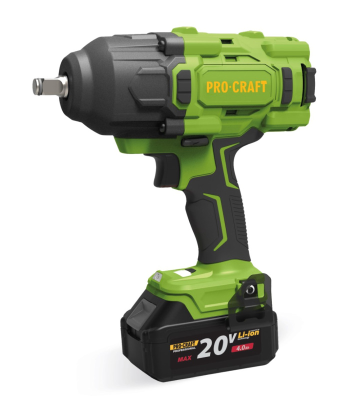 PROCRAFT Akumulátorový rázový uťahovák 20V 1600NmPWA80-1b-c