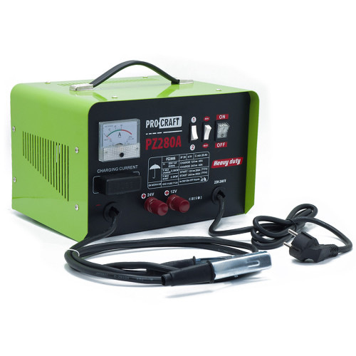 Nabíjačka autobatérií so štartovacím napájaním Procraft PZ280A
