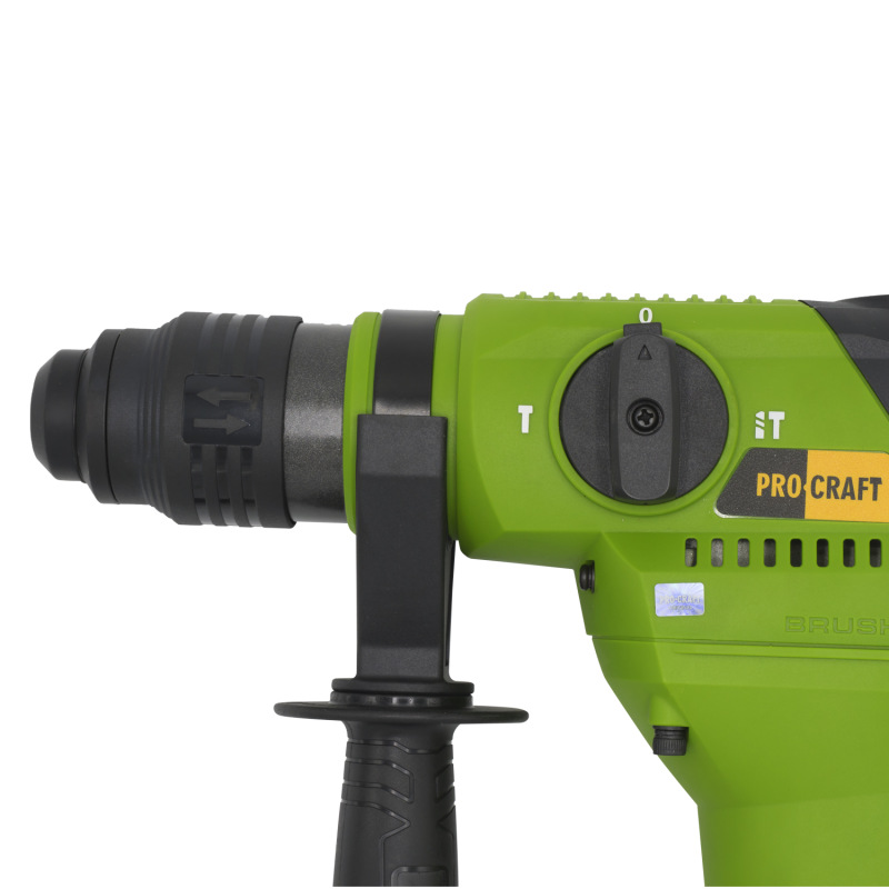 PROCRAFTkombinované vŕtacie a sekacie kladivo SDS plus 1260W 8J BH2100N 1