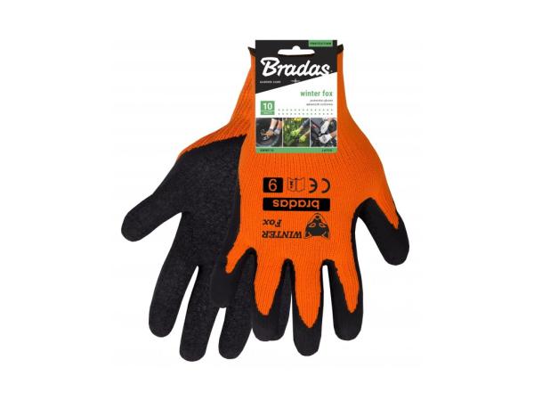 Bradas 99570 Rukavice WINTER Fox bavlna-latex veľkosť 10" zimné 1