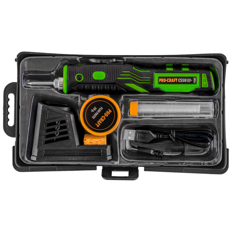 PROCRAFT Aku spájkovačka 3,7 V 1,8 Ah CS50 4