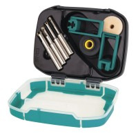 Wolfcraft Sada diamantových vrtákov rúrkových so stopkou ø 10mm, hĺbka 30mm v boxe wolfcraft 877100