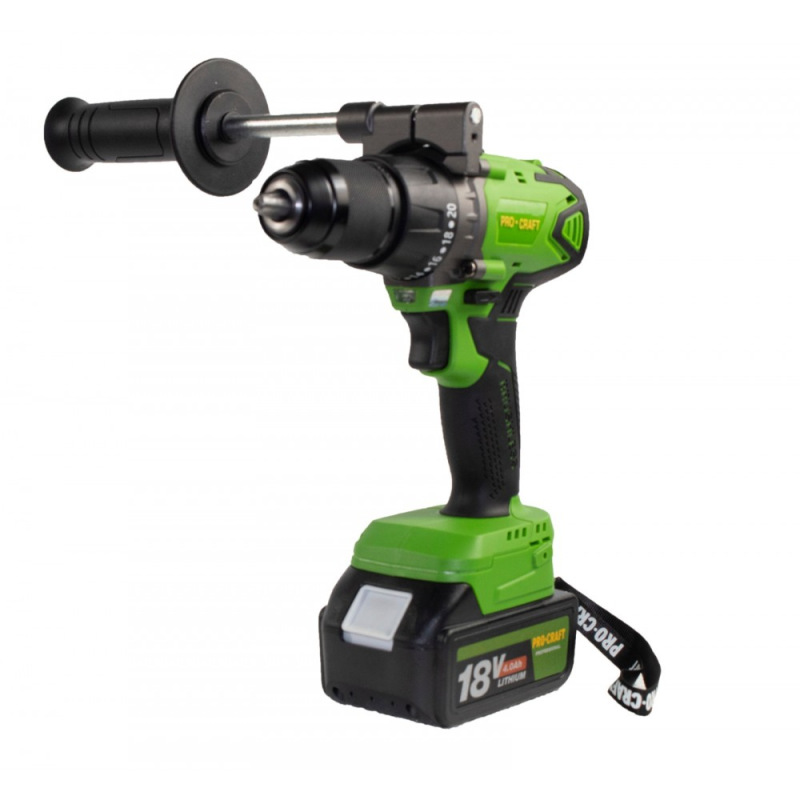 PROCRAFT Akumulátorový príklepový vŕtací skrutkovač 20V PA18BLbb 1