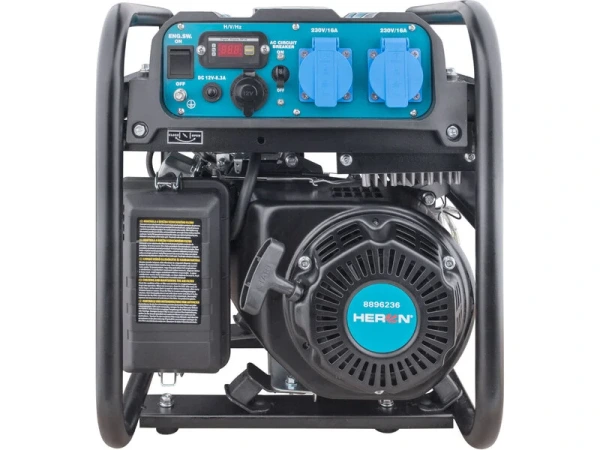 HERON Elektrocentrála digitálna invertorová 1F, 3,7kW, 7,5HP, ručný štart, 8896236 1