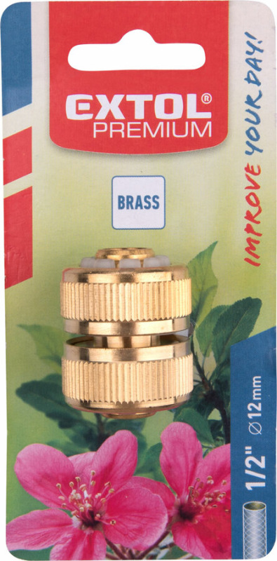EXTOL PREMIUM Rýchlospojka na hadice mosadzná, 1/2'' 8876011 3