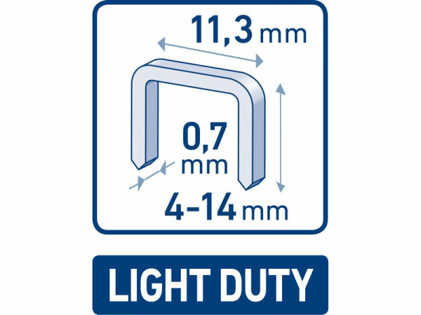 EXTOL CRAFT 9175 Pištoľ sponkovacia, hrúbka spony 0,7mm, dĺžka spony 4-14mm 1