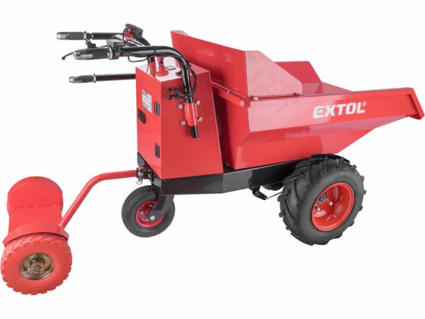 EXTOL PREMIUM Aku Dumper - transportér200l 48V/15Ah 8891591 12