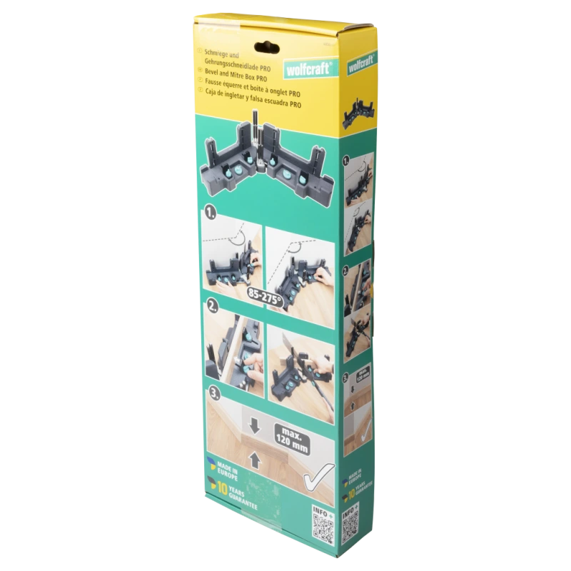 Wolfcraft Prípravok na rezanie uhlov 120mm PROFI, wolfcraft 6956000 13