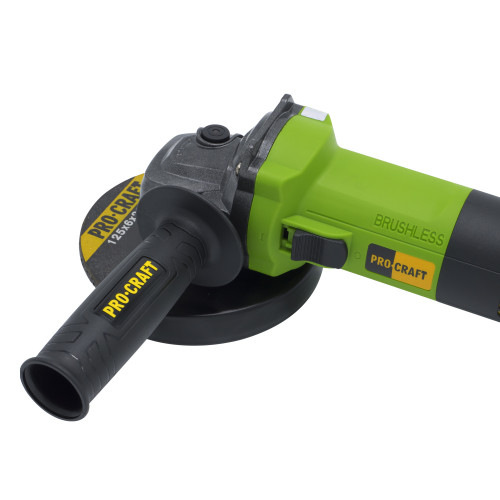 PROCRAFT Bruska úhlová 850W 125mm 10x řezný kotouč CD125x1.0 PW1550 1