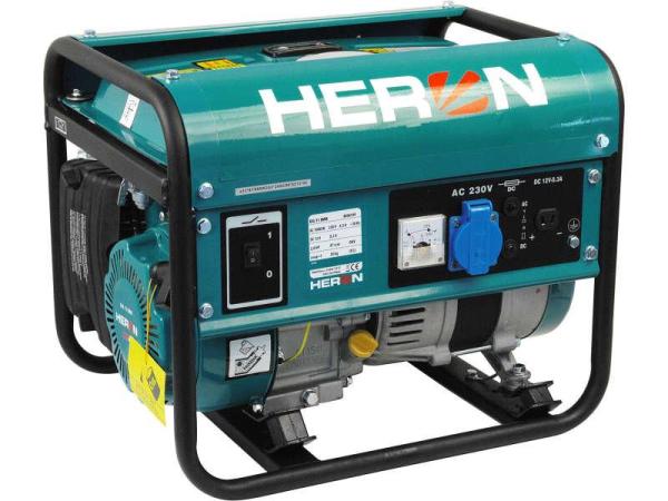 HERON Elektrocentrála rámová benzinová 1F, 1,1kW 230V 8896109