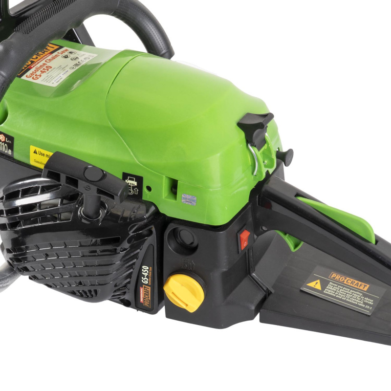 PROCRAFT Benzínová reťazová píla lišta 450mm GS-450 3