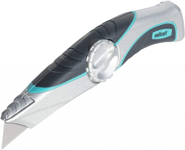 Wolfcraft Nôž PRO s trapézovou čepeľou a púzdrom, wolfcraft 4089000 1