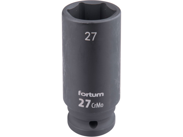 FORTUM 4703227 Kľúč nástrčný rázový, 1/2'', 27mm