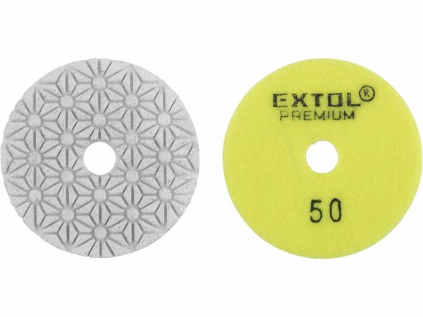 EXTOL PREMIUM Kotúč diamantový leštiaci 100mm P50 8803090