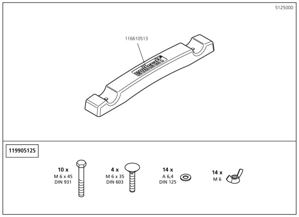 Wolfcraft Pomôcka pre uloženie dreva XXL 3,24 x 1,46m, wolfcraft 5125000 5
