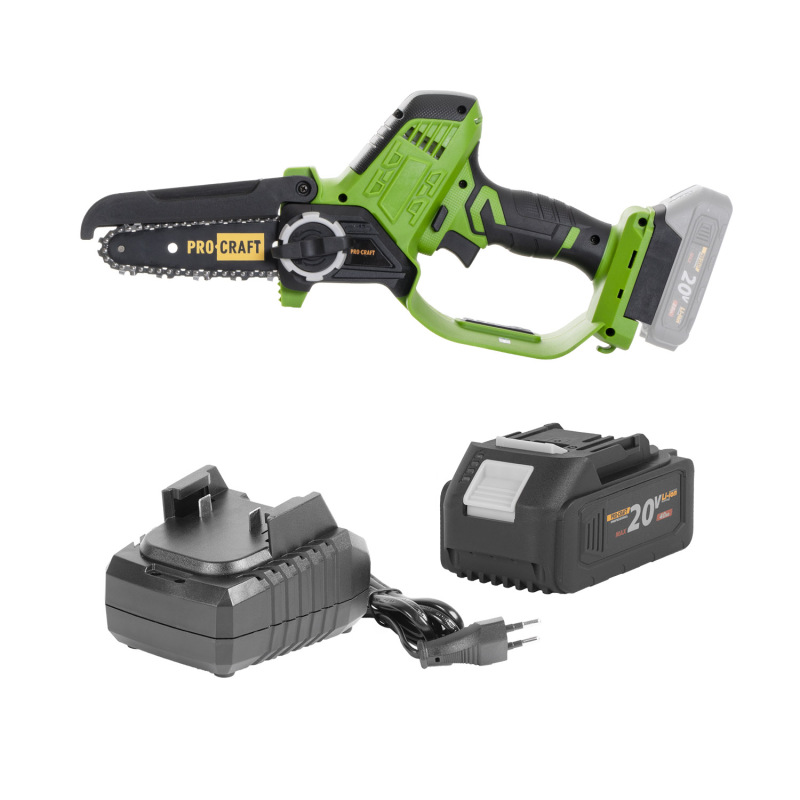 PROCRAFT Sada aku ručná píla Procraft PKA24 s batériou 20V / 4Ah a nabíjačkou 20/1
