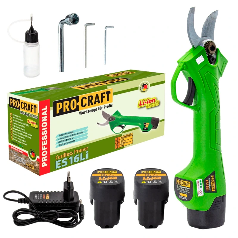 Akumulátorové nožnice na konáre Procraft ES16Li
