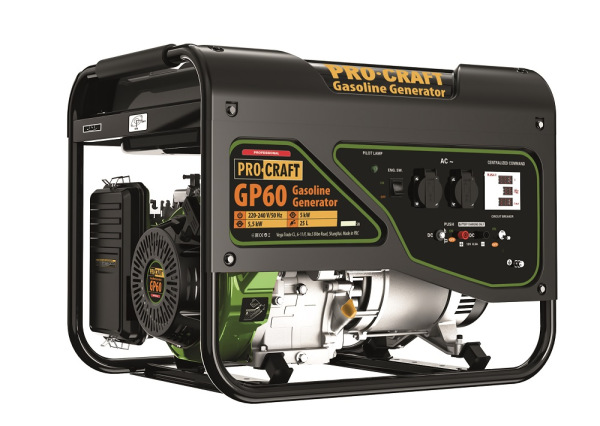 PROCRAFT Elektrocentrála benzínová 5,5kW GP60