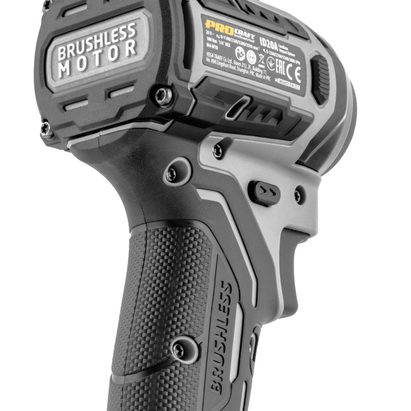 PROCRAFT Aku rázový utahovák Industrial 20V 180Nm(1 bateria) ID20A-1b 3
