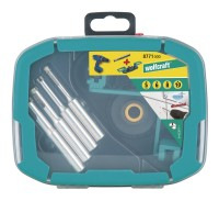 Wolfcraft Sada diamantových vrtákov rúrkových so stopkou ø 10mm, hĺbka 30mm v boxe wolfcraft 877100 1