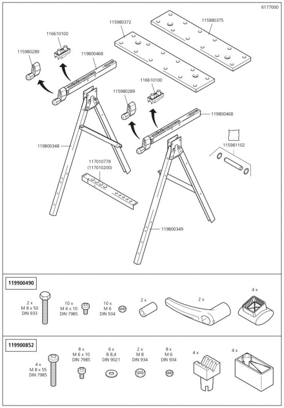 Wolfcraft Stôl pracovný MASTER 200, wolfcraft 6177000 10
