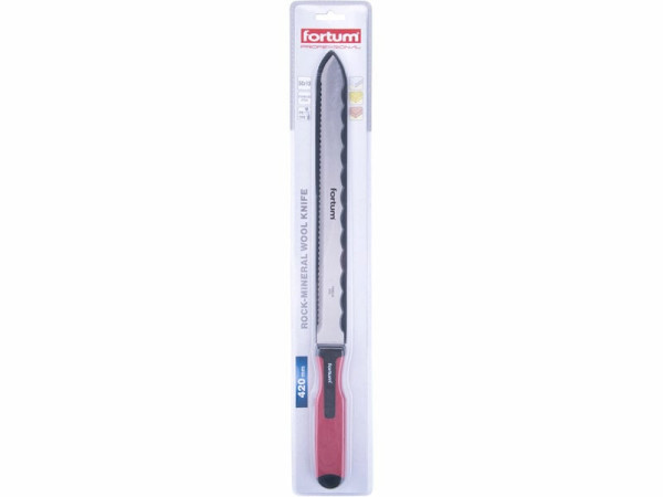 FORTUM 4780503 Nôž na stavebné izolačné hmoty 470/280mm, obojstanná čepeľ, antikoro 1