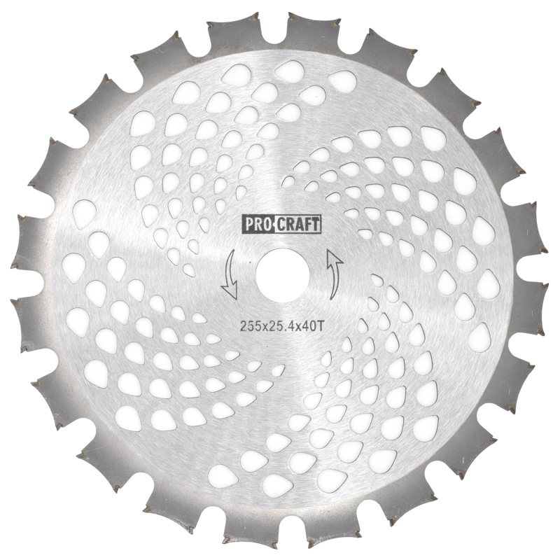 Nôž krovinorezu (D255*25.4) 40Т (obojstranný) PROCRAFT