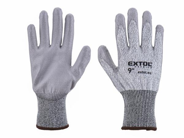 EXTOL PREMIUM Rukavice polyesterové polomáčané 9" 8856697