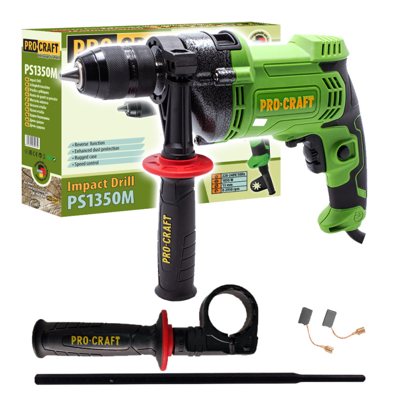 НЕ ИСП. Příklepová vrtačka Procraft PS1350М
