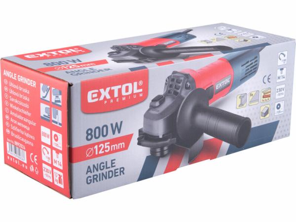 EXTOL PREMIUM Brúska uhlová 125mm 800W 8892024 6